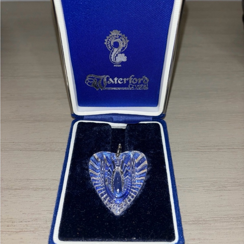 Heart Shaped Waterford Crystal